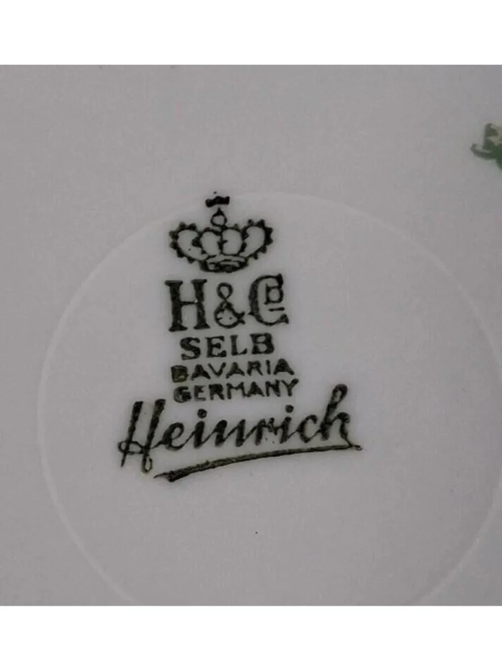 40 Pc Heinrich Selb Pink Bavarian Rose Floral Dinnerware Set Gold Trim